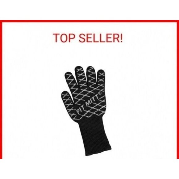 Pit Mitt BBQ Grill Glove Heat Resistant 475F Reversible Aramid Fiber Protection - Picture 9 of 9